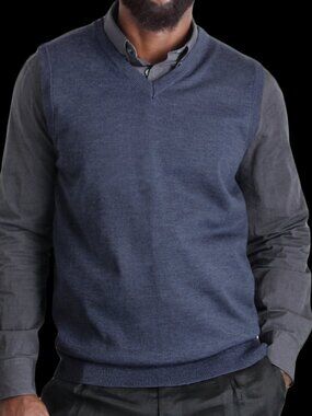 Big and Tall Heather Sweater Vest